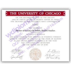 Sample Of American Diploma The University of Chicago Diploma: